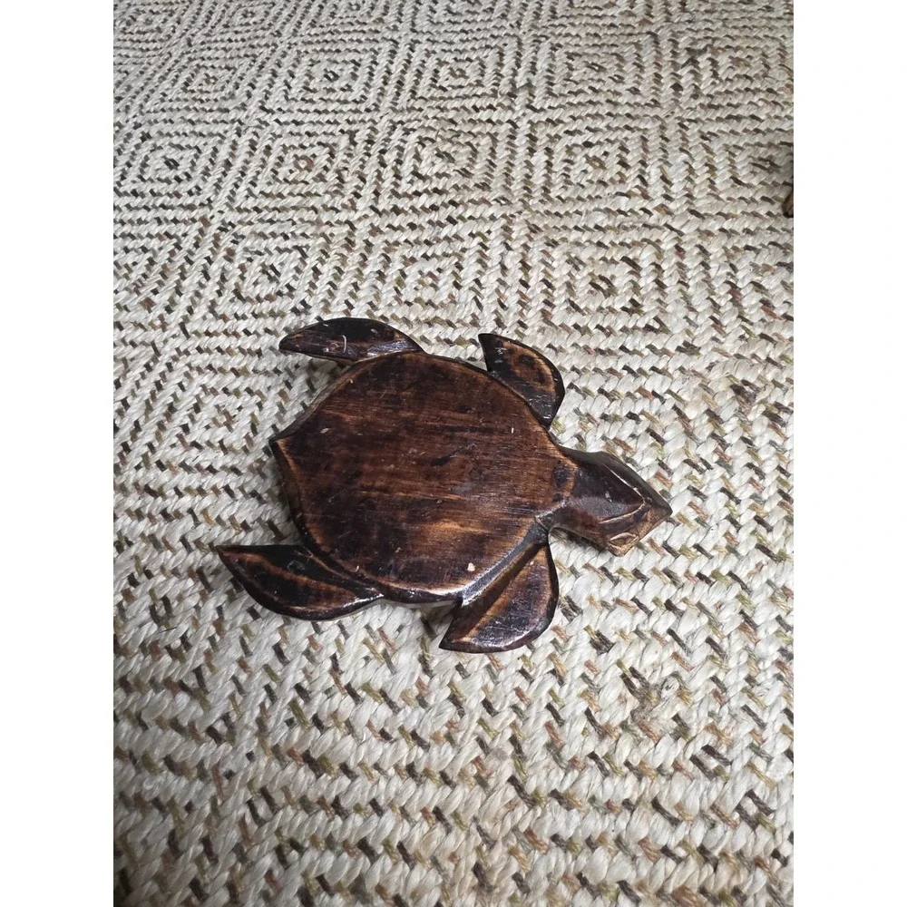 TURTLE-ShapedThumb Piano/Karimba/Mbira, made from coconut handpainted fair trade